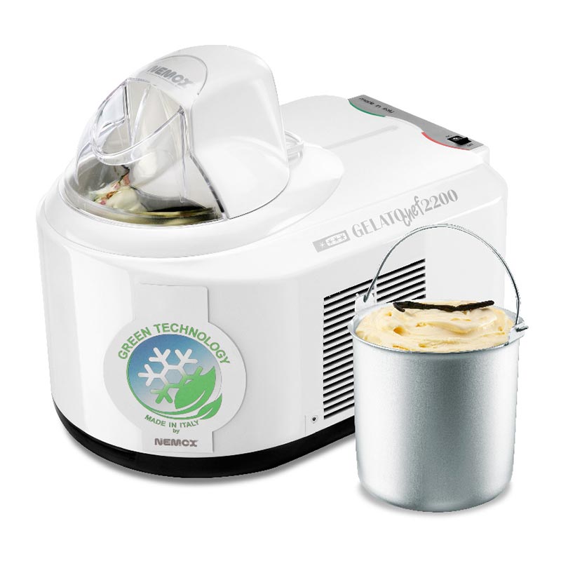 Nemox Gelato Chef 2200 i-Green Dondurma ve Sorbe Makinesi, Beyaz