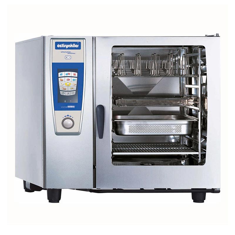 Öztiryakiler SCC WE 102G Ozti & Rational Fırın, 10 Adet GN 2/1 Tepsi Kapasiteli, Gazlı