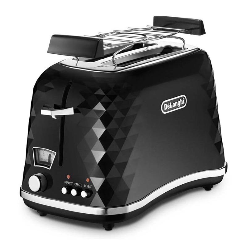 Delonghi CTJ 2103.BK Brillante Ekmek Kızartma Makinesi, Siyah