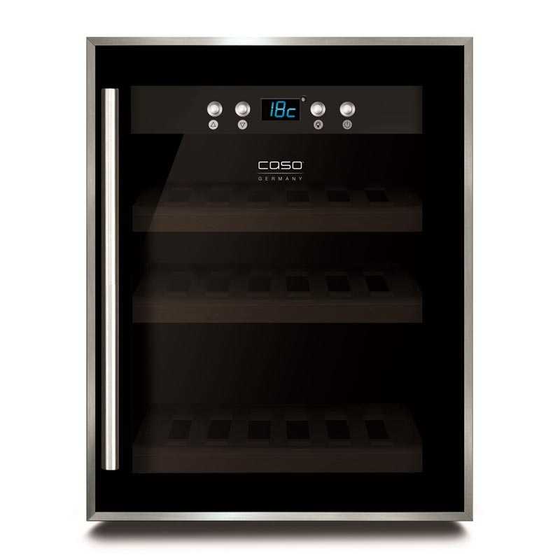 Caso 624 Wine Safe, 12 Şaraplık, Black