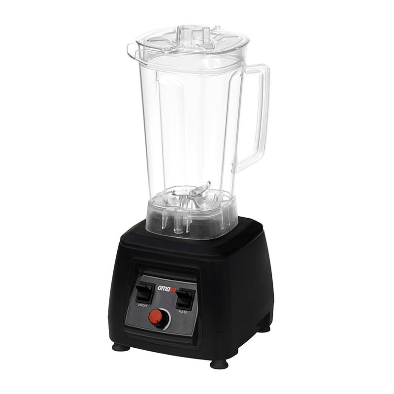 Omake BLE02.E11 Manuel Bar Blender, Şeffaf Kapak, 3 L, 2200 W, Siyah