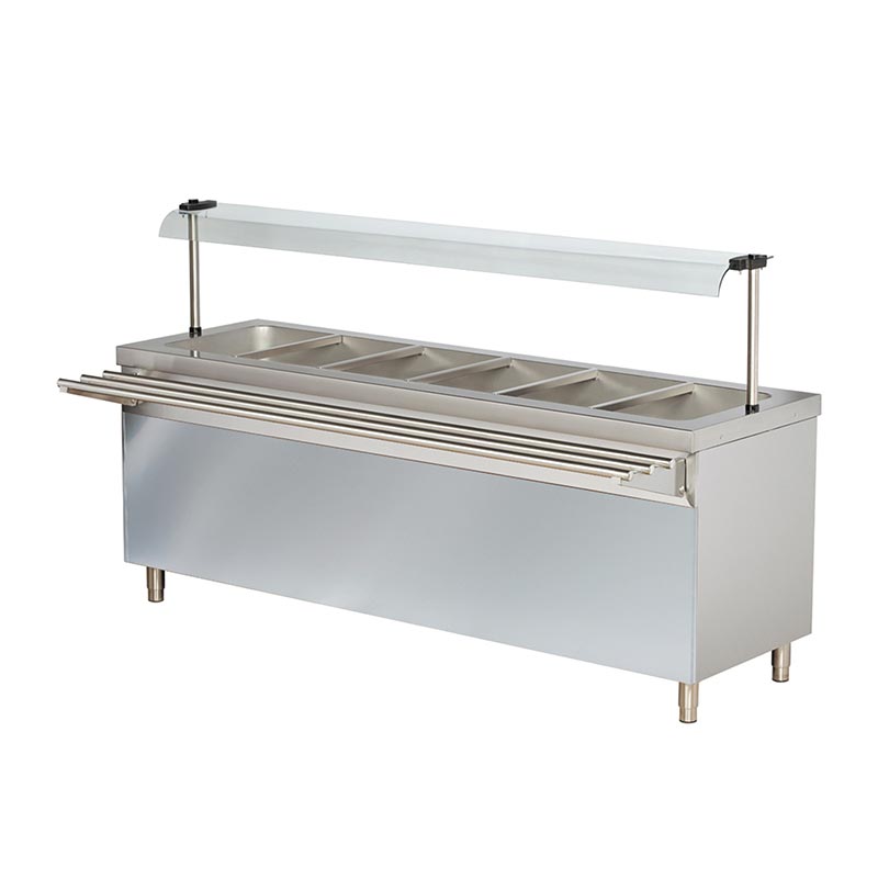 Arisco Açık Dolaplı Bain Marie, 6/1 GN Kapasiteli