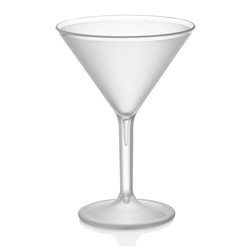 GastroCups Kumlu Martini Bardağı, 280 ml, Tritan, Şeffaf