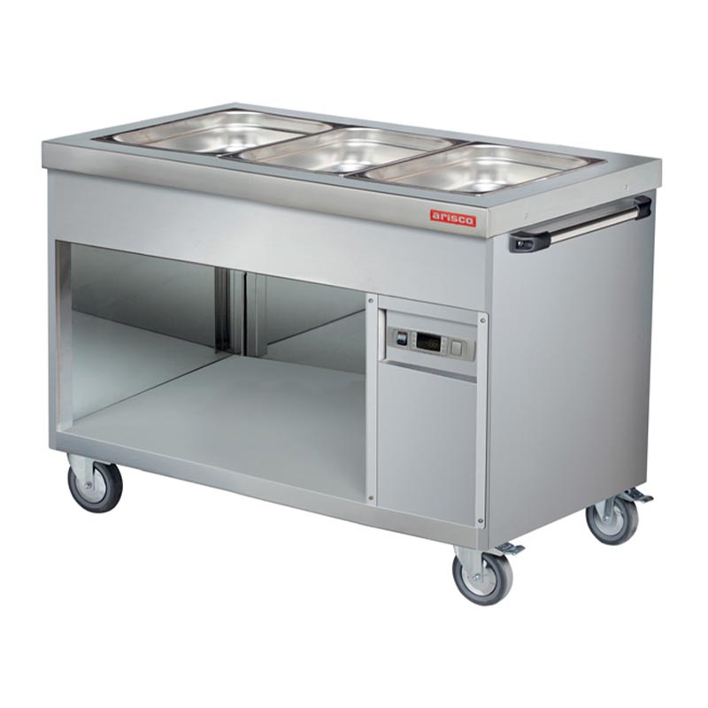 Arisco Hareketli Bain Marie, 3/1 GN Kapasiteli, Elektrikli