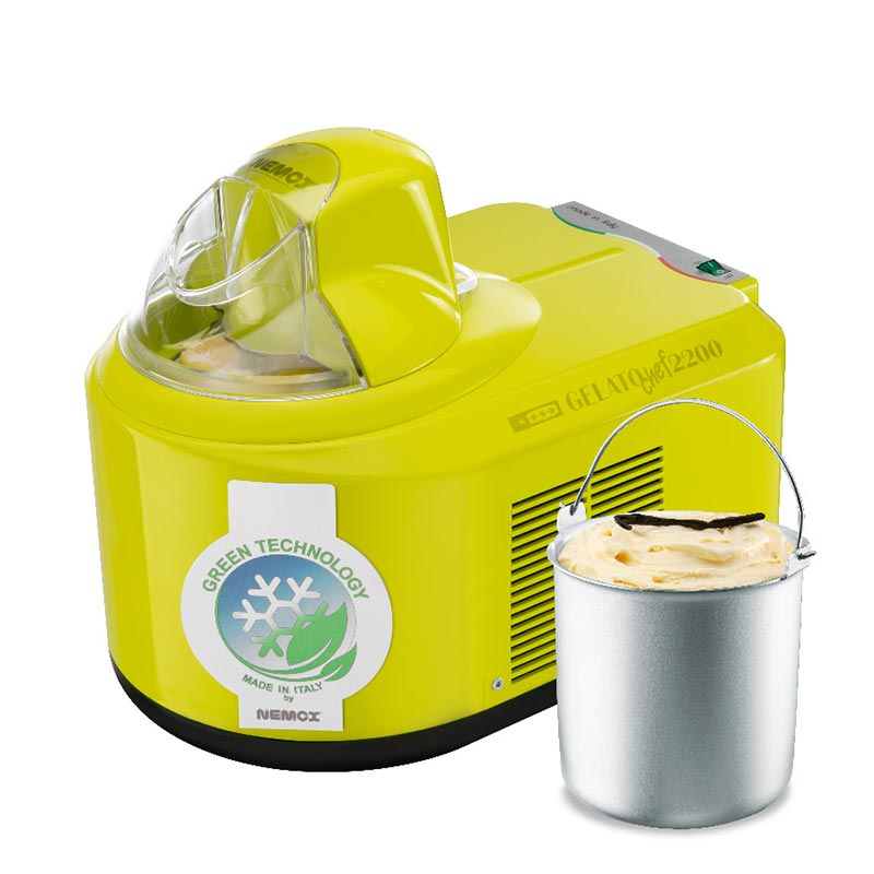 Nemox Gelato Chef 2200 i-Green Dondurma ve Sorbe Makinesi, Yeşil