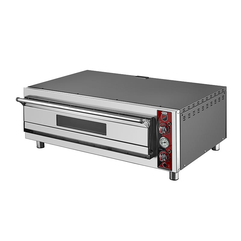 SilverInox PF-92 30 cm x 6 Pizza Kapasiteli Tek Katlı Pizza Fırını, Elektrikli