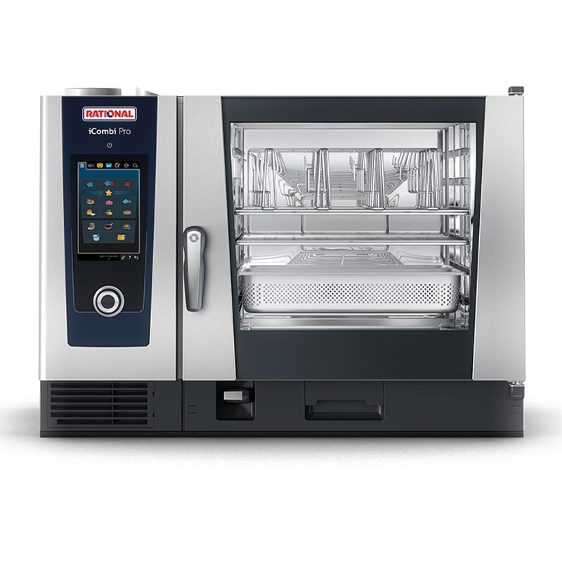 Rational iCombi Pro 6-2/1/G Fırın, 6x2/1 GN Kapasiteli, Gazlı