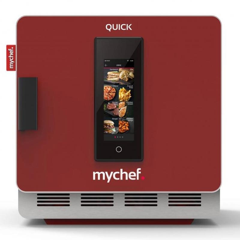 Mychef Quick 1T Katalizörlü Hızlı Pişirme Fırını, Kırmızı