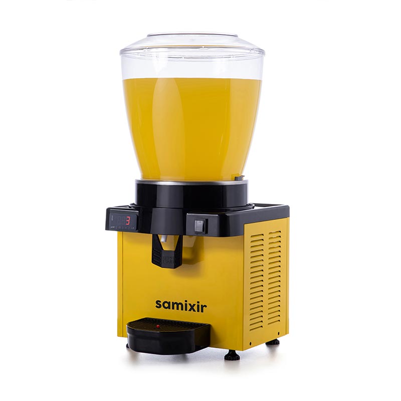 Samixir M22 Panaromik Dijital Soğuk İçecek Dispenseri, 22 L, Sarı