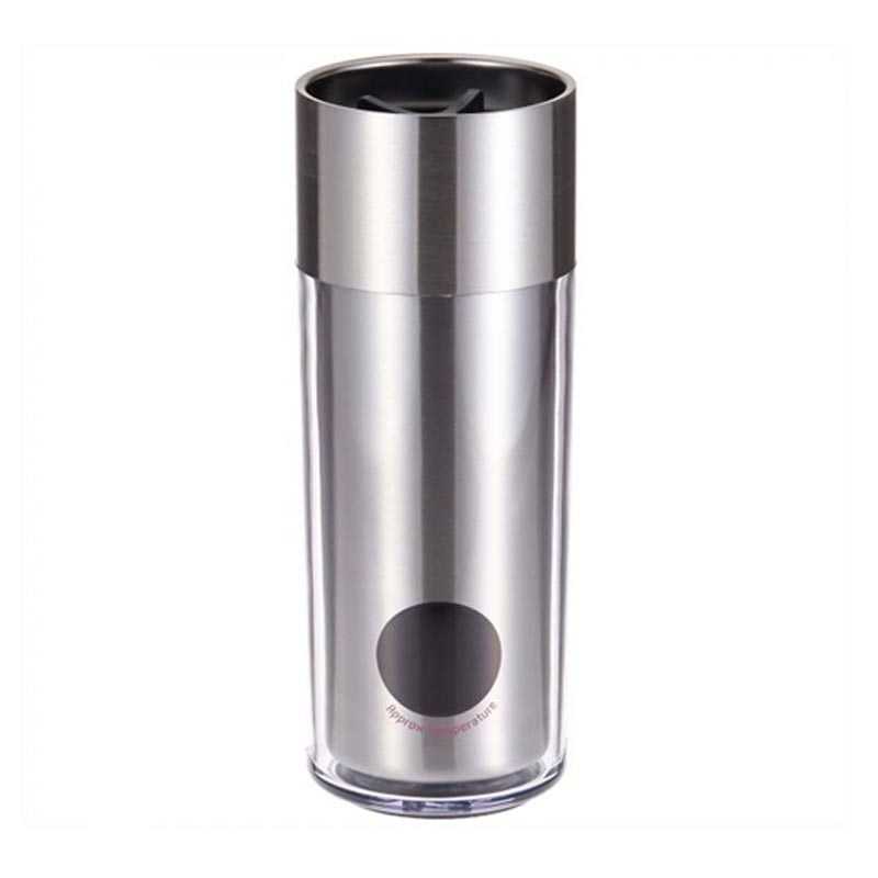 Les Artistes Smart Mug & Termos, Sıcaklık Göstergeli, 300 ml, Gümüş