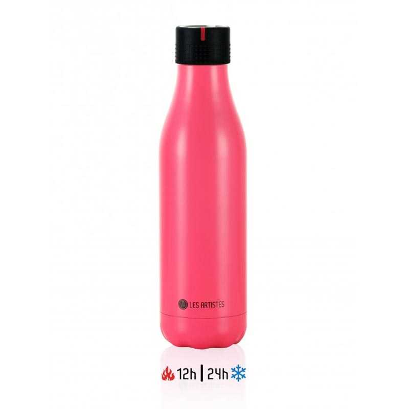 Les Artistes Zamanlamalı Termos, 16.5 oz, 500 ml, Pembe