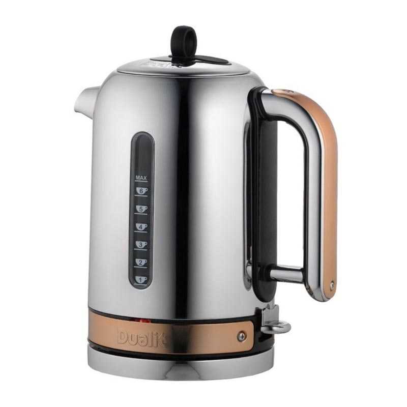 Dualit 72830 Classic Kettle, 3000 W, Bakır