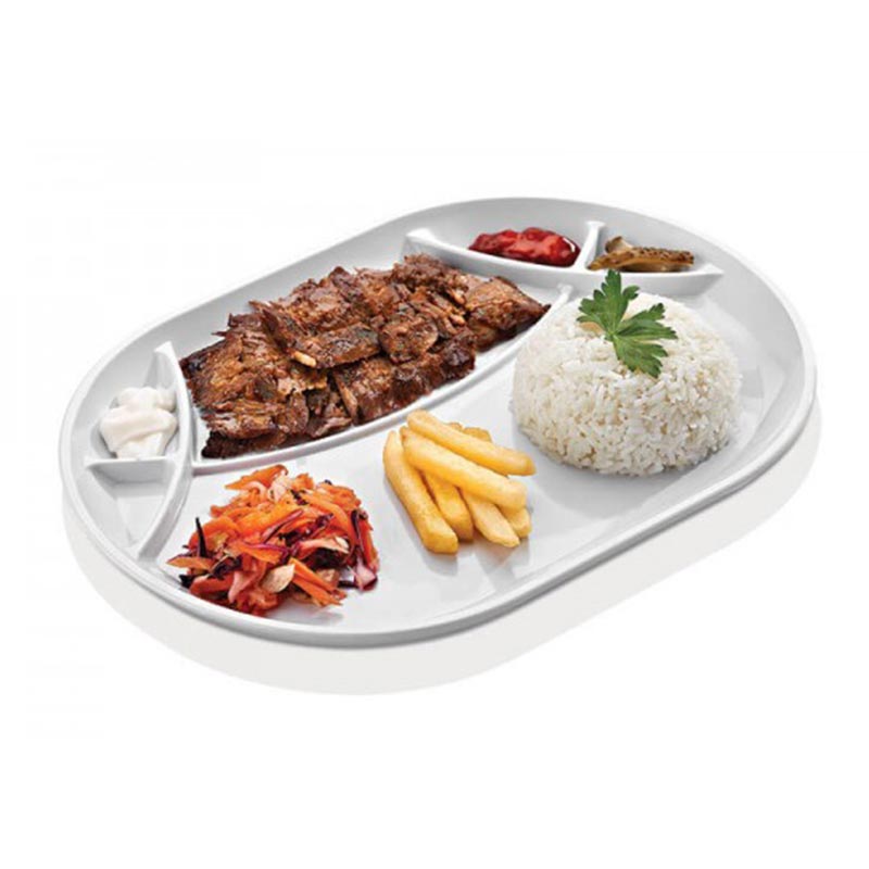 Külsan Thermoset Kebap Tabağı, 34x24x2.3 cm