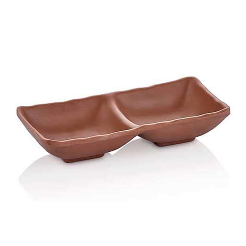 Külsan Thermoset Ramekin, Çiftli, 17.5x8.7 cm, 2x68 ml, Sütlü Kahve