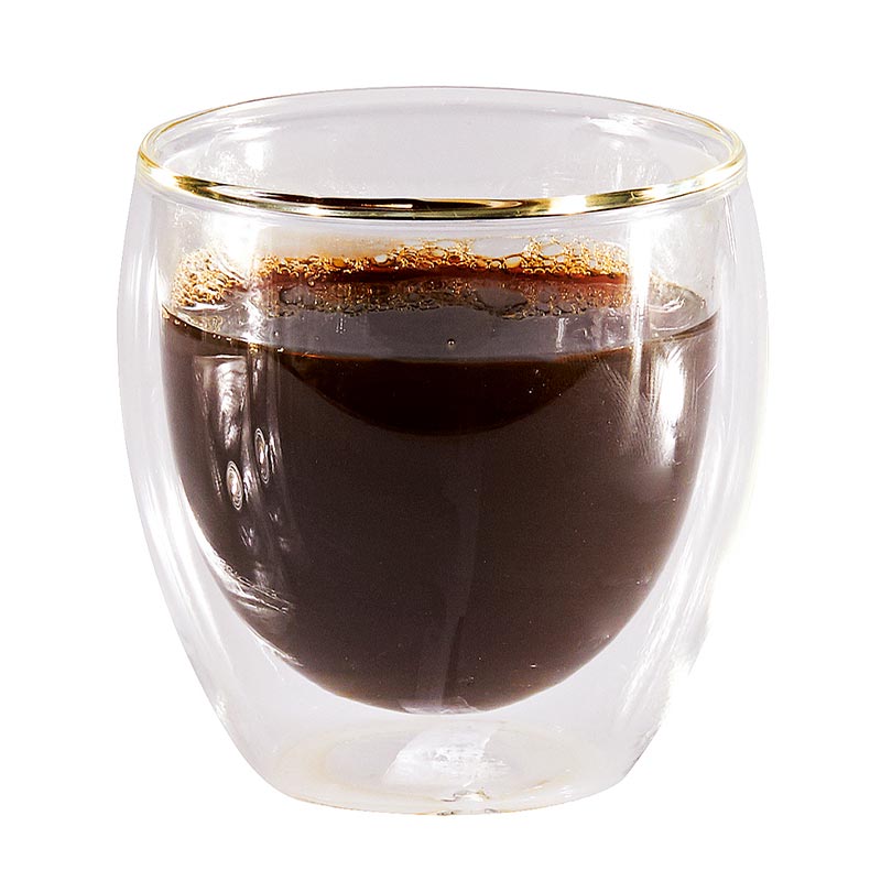 Biradlı GRV-332 Çift Çidarlı Espresso Bardağı, 80 ml