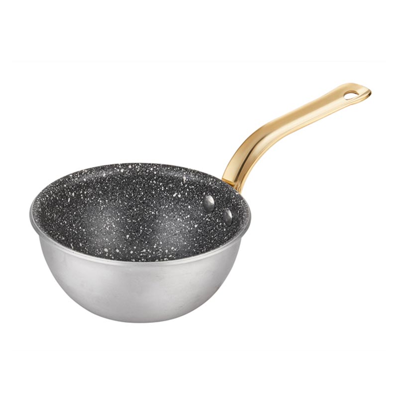 Altınbaşak Alu Mini Wok Tava, 12 cm, Granit Kaplamalı