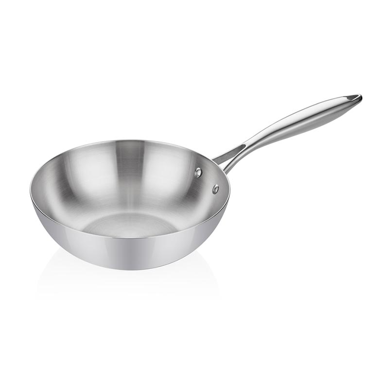 Altınbaşak Multi Metal Elite İndüksiyon Çelik Wok Tava, 24 cm