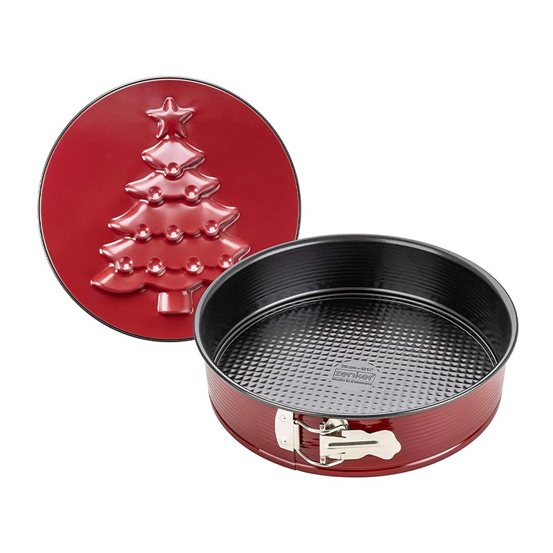 Zenker 6006 Sparkling Christmas Çam Ağacı Desenli Kelepçeli Kalıp, 26 cm