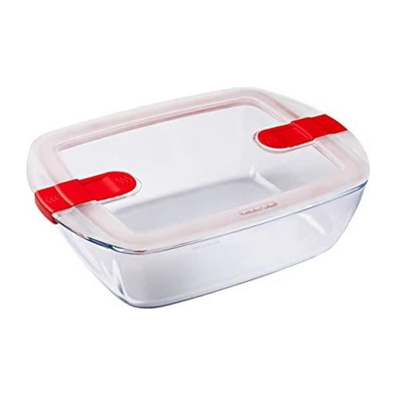 Pyrex 216PH00/7144 Kapaklı Mikrodalga Saklama Kabı, 2.5 L