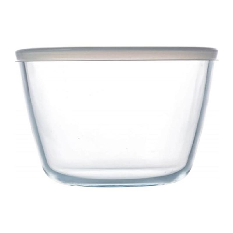 Pyrex 154P001/7044 Kapaklı Yuvarlak Saklama Kabı, 1.1 L