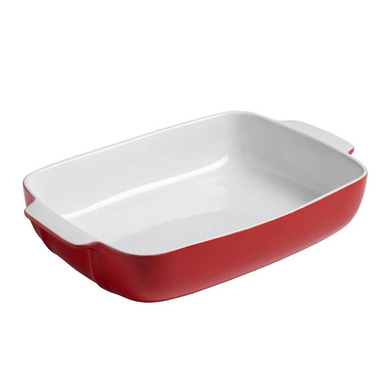 Pyrex SG25RR8/7146 Dikdörtgen Seramik Fırın Kabı, 25x19 cm, Turuncu