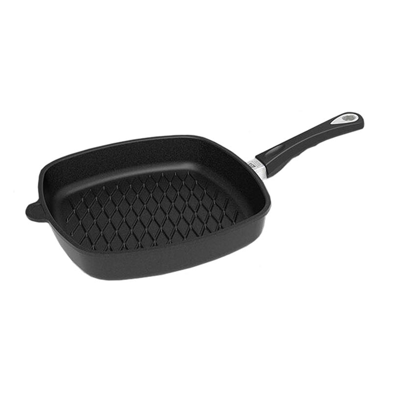 AMT E285GE Döküm Grill Barbekü Tavası, 28x28 cm