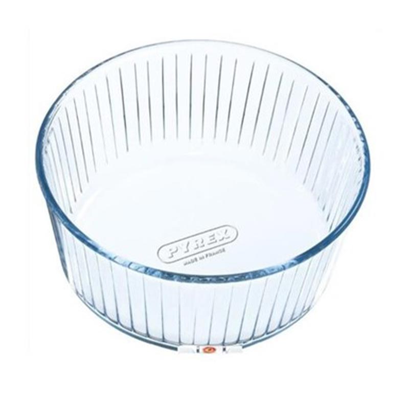 Pyrex 833B000/7244 Cam Sufle Kabı, 22 cm