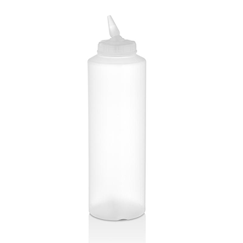 GastroPlast GPS-750 Ayarlı Uçlu Fişek Sosluk, 750 ml, Şeffaf