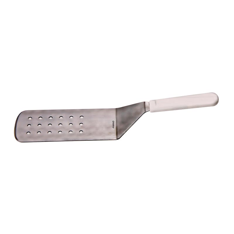 Biradlı BRD-206 Delikli Çelik Spatula, Belli, 25x7.5 cm