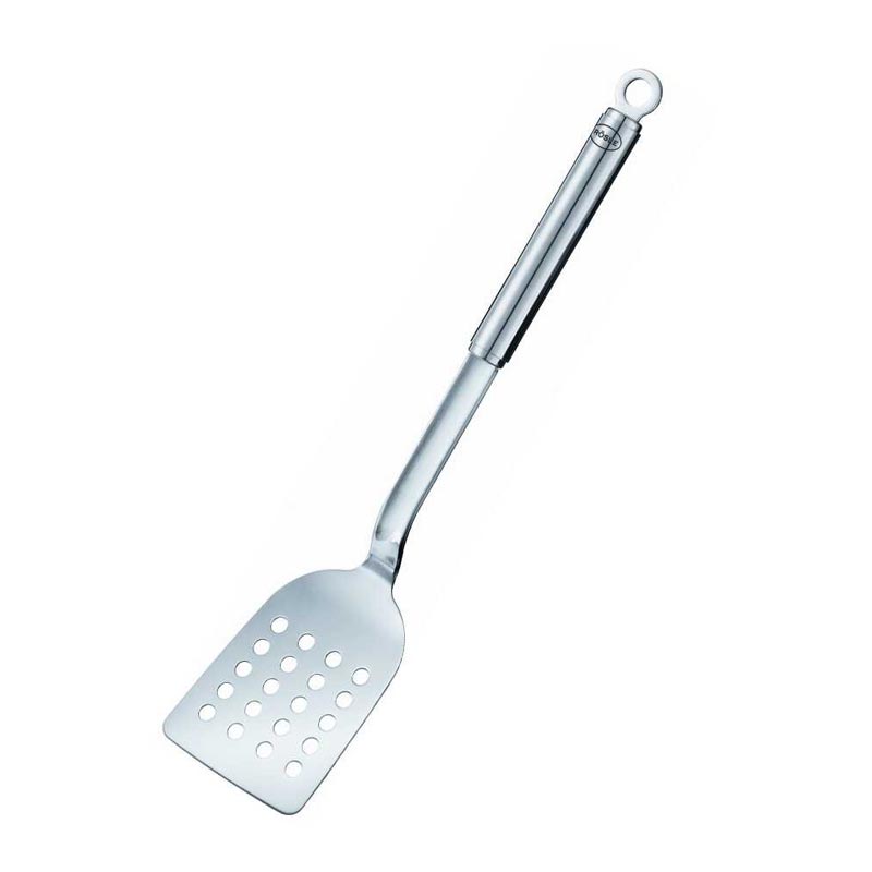 Rösle 10671 Paslanmaz Çelik Delikli Spatula, 12 cm