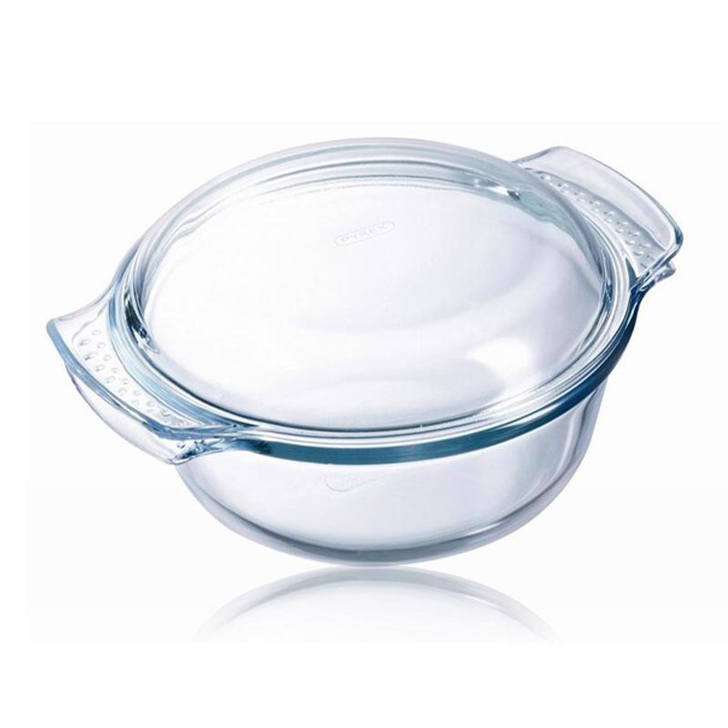 Pyrex 105A000/7044 Yuvarlak Cam Fırın Kabı, 1.4 L