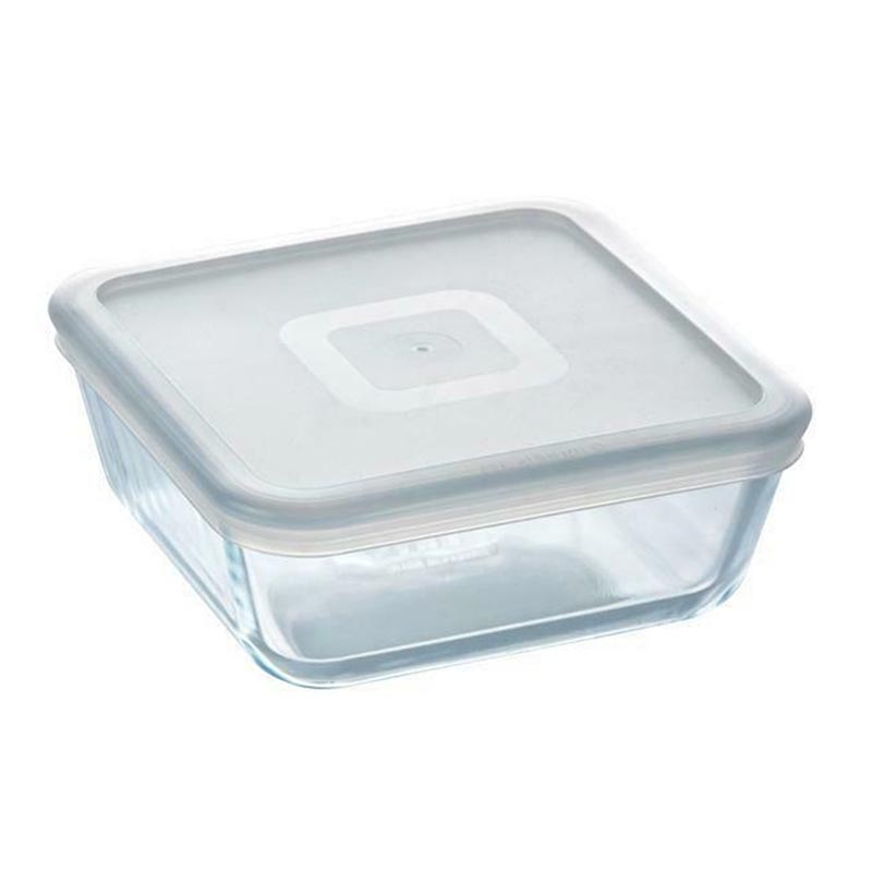 Pyrex 219P001/7044 Kapaklı Kare Saklama Kabı, 2 L