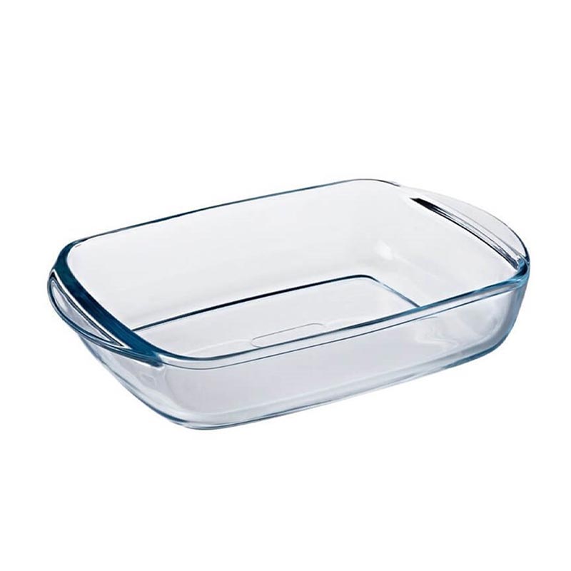 Pyrex 240P002/7044 XL Kapaklı Dikdörtgen Fırın Kabı, 4.5 L