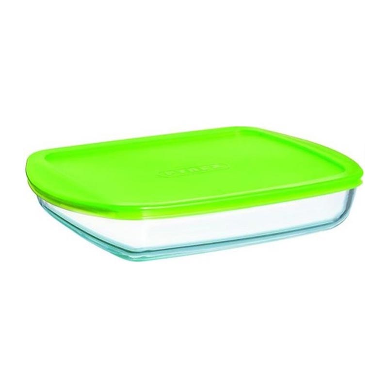 Pyrex 217P000 Dikdörtgen Saklama ve Fırın Kabı, 1.6 L