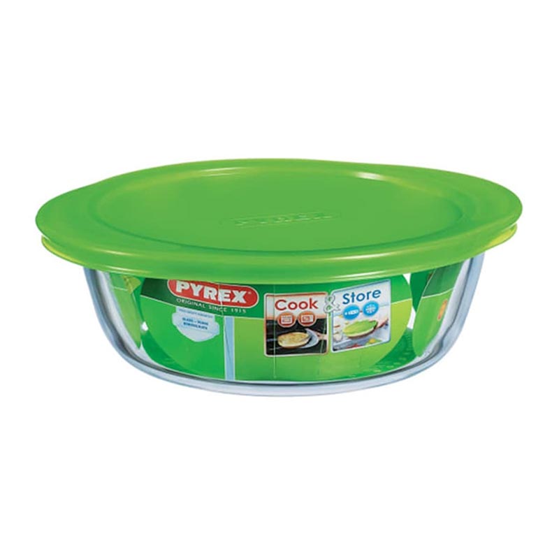 Pyrex 207P000 Yuvarlak Saklama Kabı, 1 L