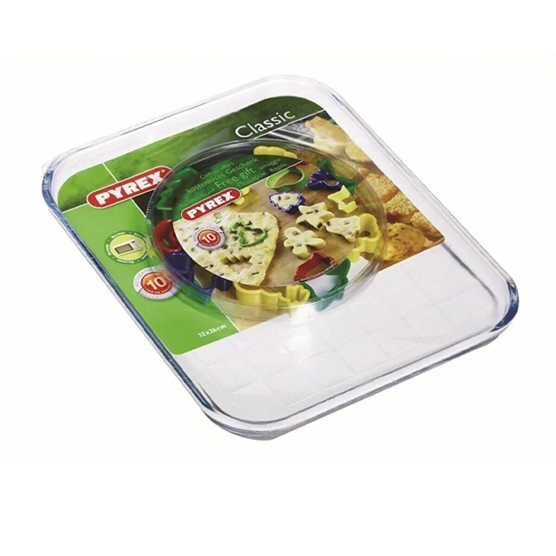 Pyrex 291B000/7016 Çok Amaçlı Pişirme Tepsisi, 32x26 cm