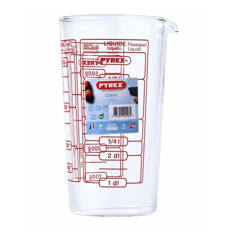 Pyrex 888B000/71416 Cam Ölçü Kabı, 0.5 L