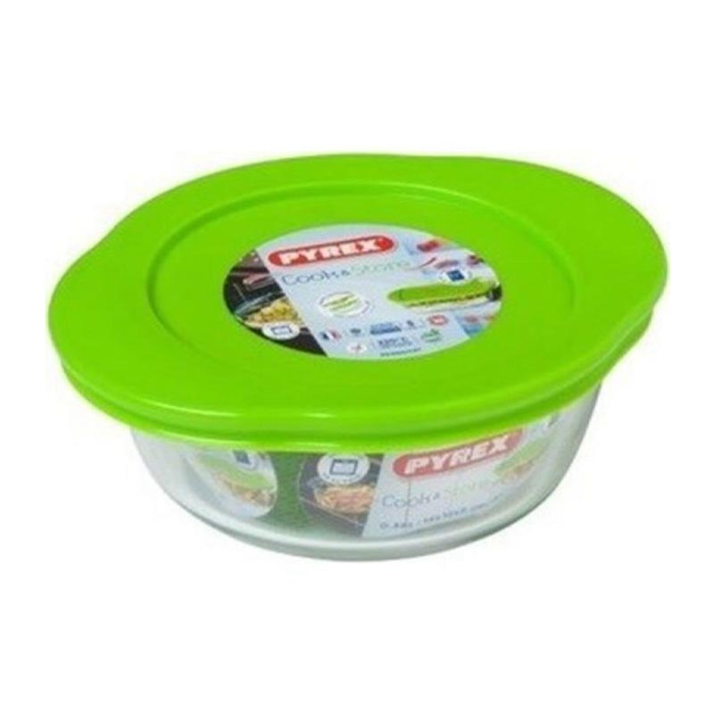 Pyrex 206P000 Yuvarlak Saklama Kabı, 350 ml