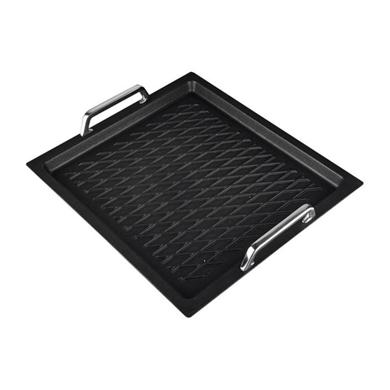 Leggno BLK2100BBQ Döküm Barbekü Tepsisi, 37x33 cm