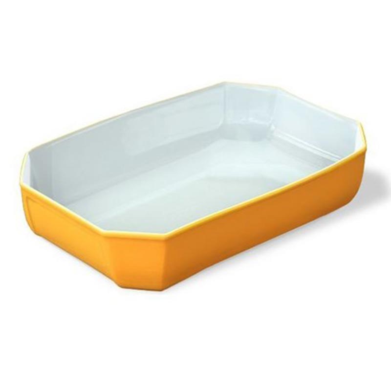 Pyrex 295B008/7145 Dikdörtgen Fırın Kabı, 33x22x7 cm, Sarı