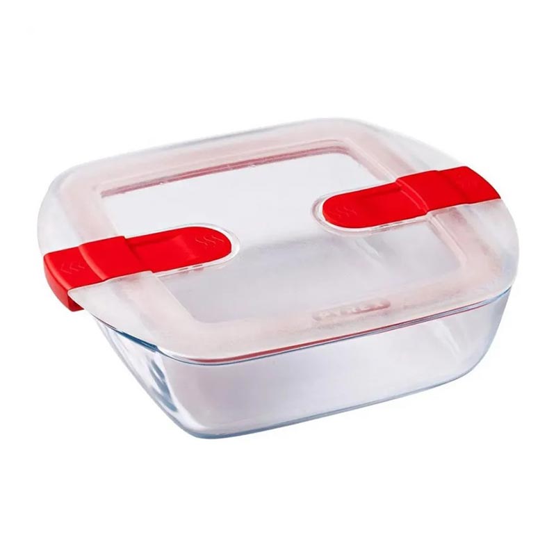 Pyrex 212PH00/7144 Kapaklı Mikrodalga Saklama Kabı, 2.2 L