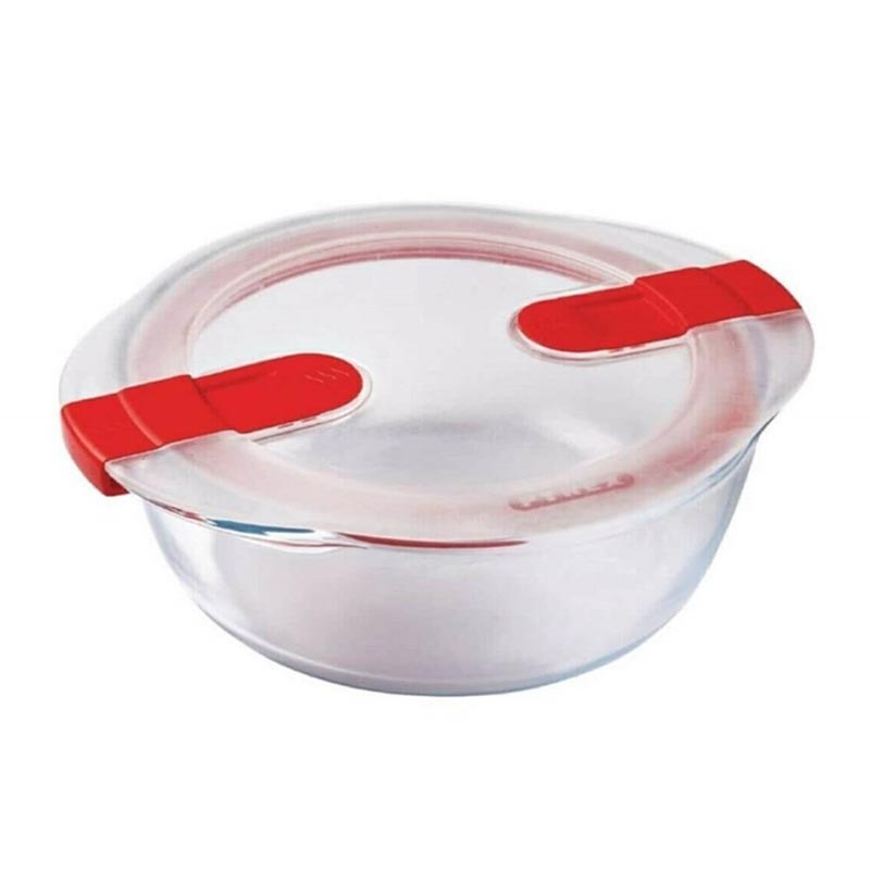 Pyrex 208PH00/7145 Yuvarlak Mikrodalga Saklama Kabı, 2.3 L