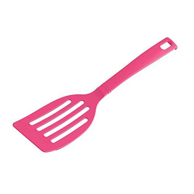 Fackelmann Tropikal Delikli Spatula 27 cm, Pembe