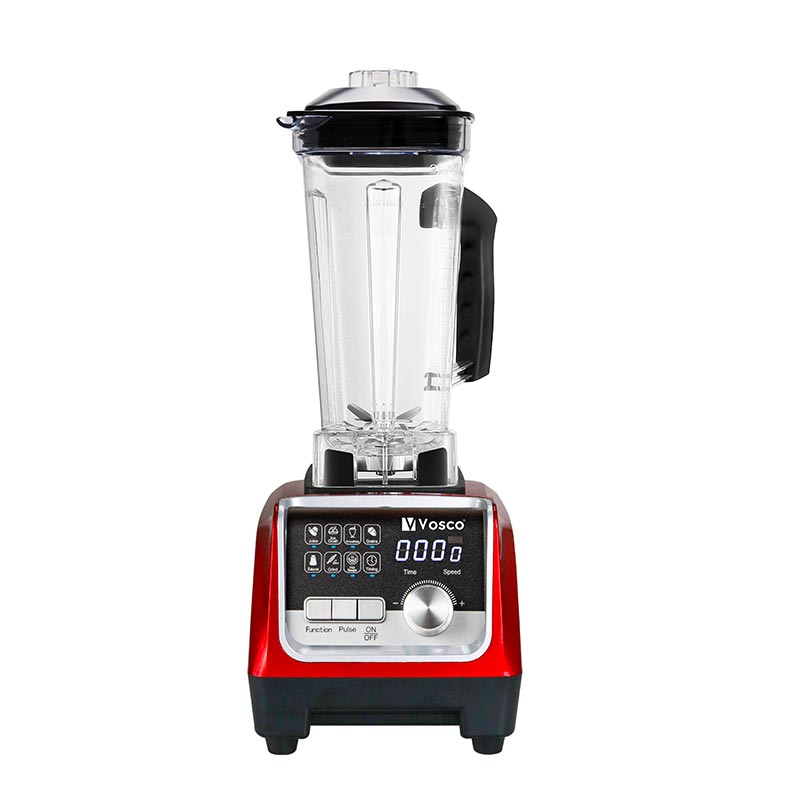 Vosco VHS-206C Pro Dijital Buz Kırıcı Bar Blender, 2 L, 2200 W, Kırmızı