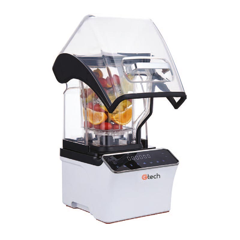 Gtech GT-E8 Bar Blender, Gürültü Önleyici Kapaklı, 1.2 L, 1500 W, Beyaz