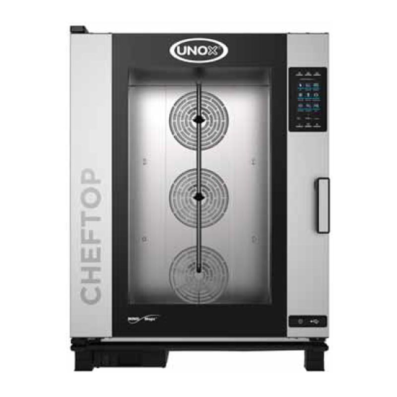 Unox Cheftop Plus Combi Fırın, 10 GN 2/1 Kapasiteli, Gazlı