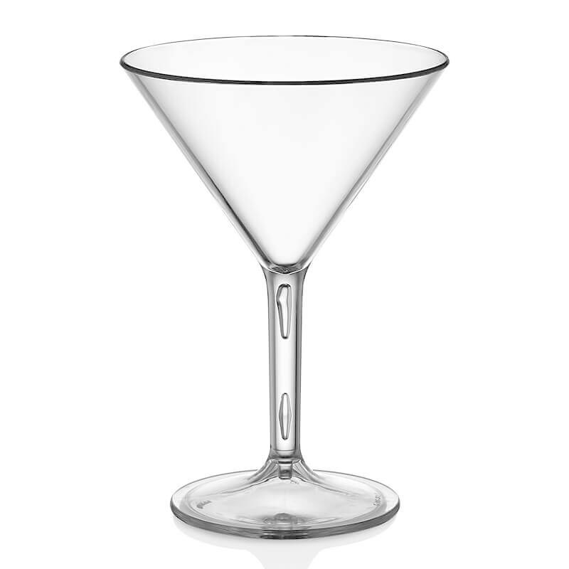 GastroCups Martini Bardağı, 280 ml, Polikarbonat, Şeffaf