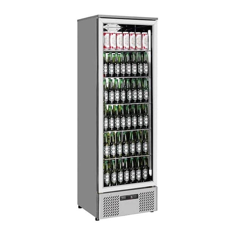 Gtech SC-293F-S Bar Arkası Şişe Soğutucu Dolap, Dik Tip, Tek Kapılı, 293 L, Inox