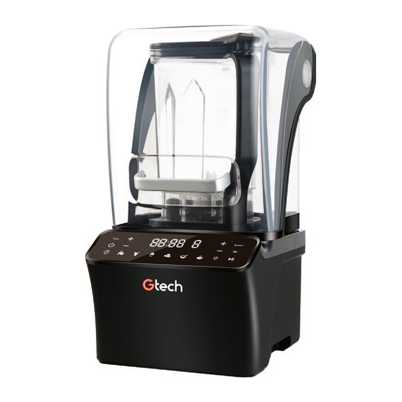 Gtech GT-E9V Bar Blender, Vakumlu, Gürültü Önleyici Kapaklı, 1.2 L, 1500 W, Siyah