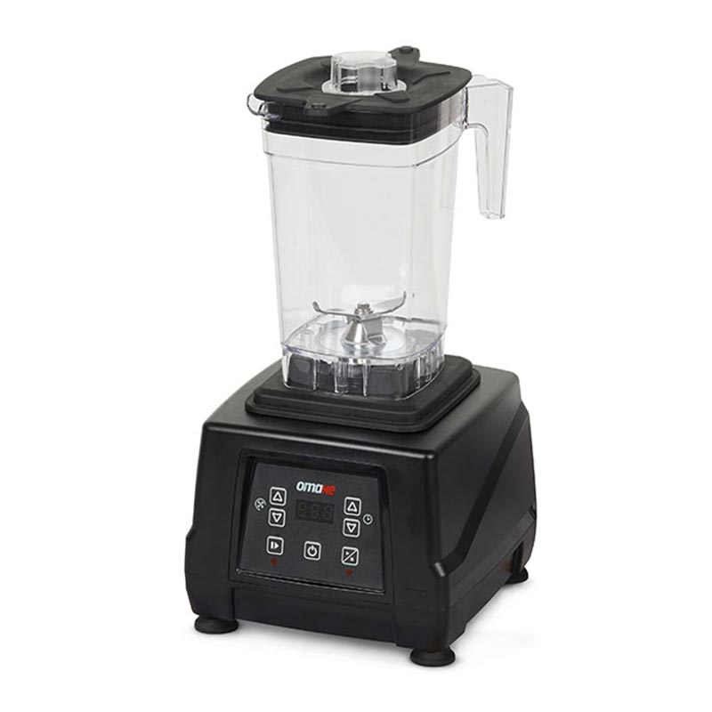 Omake BLE15.E15 Buz Kırıcı Dijital Bar Blender, 2 L, 2200 W, Siyah